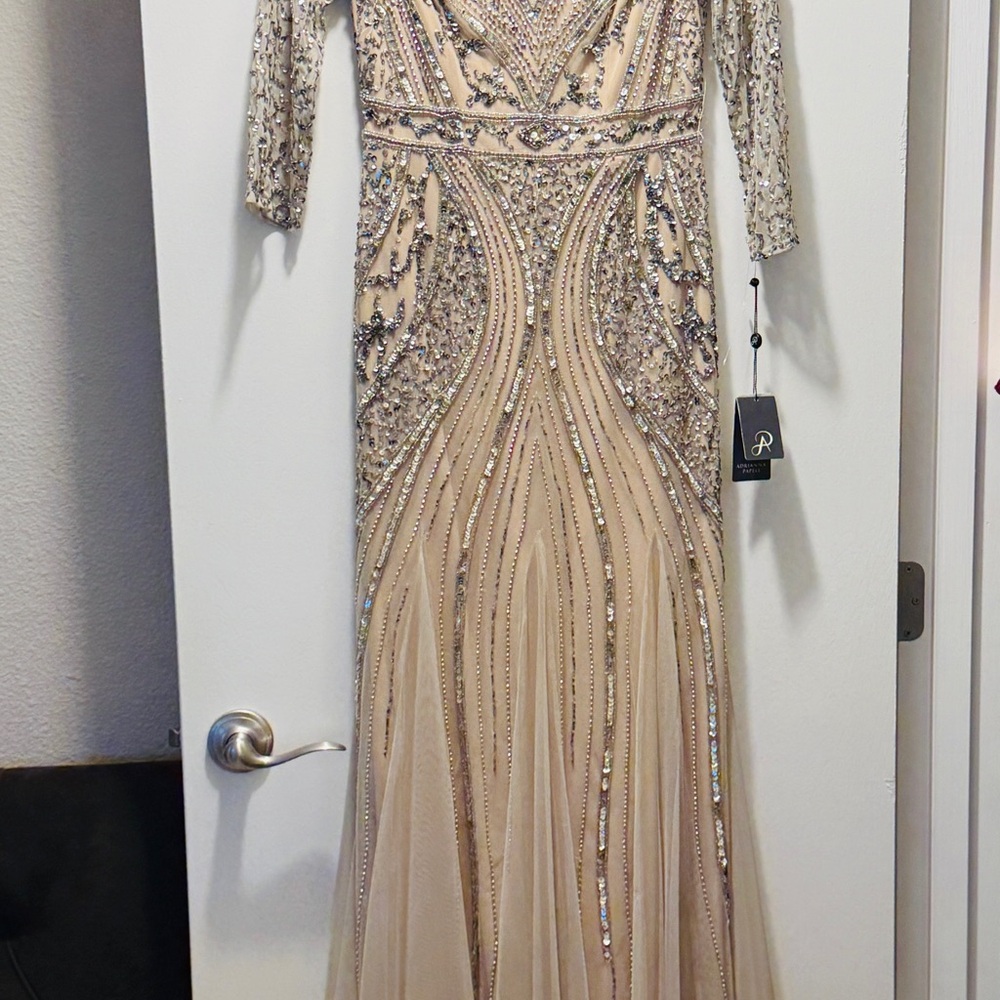 Long Prom Dress Brand New Adriana Papell